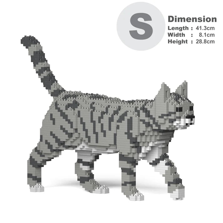 Light Grey Tabby Cat 03S-M03