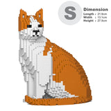 Orange & White Cat 10S-M03