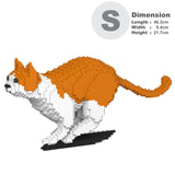 Gato naranja y blanco 23S-M01 