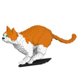 Gato naranja y blanco 23S-M01 