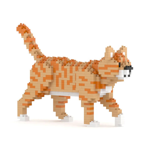 Orange getigerte Katze Mini 01 