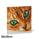 Pintura de ladrillos con ojos de gato 01S-M01 