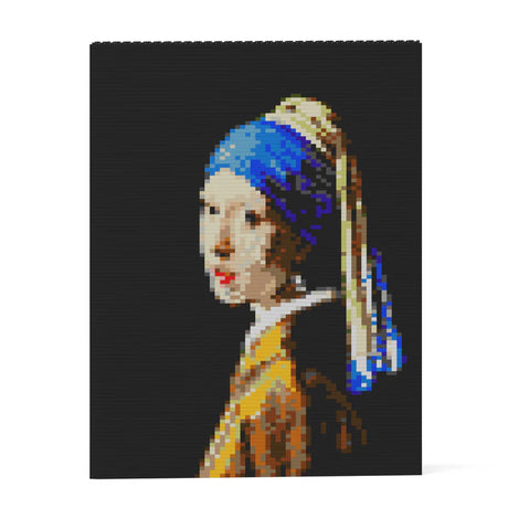 Girl With A Pearl Earring Brick Painting 01S