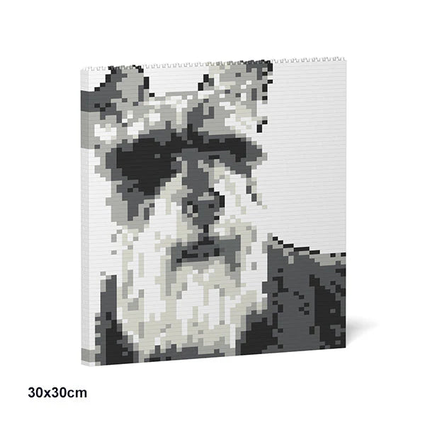 Standard Schnauzer Ziegel Malerei 01S 