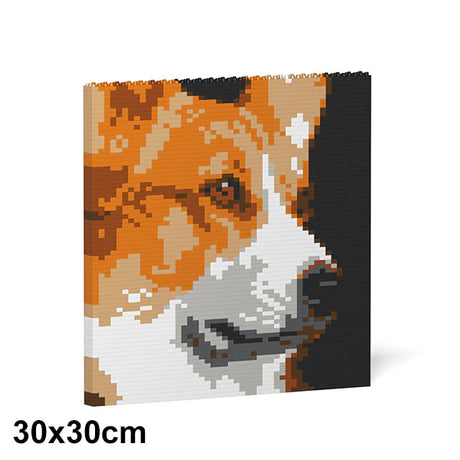 Welsh Corgi Brick Painting 02S